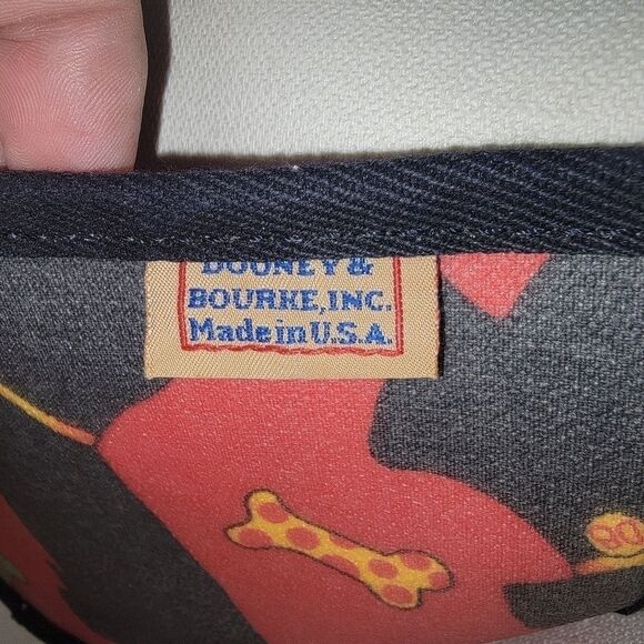 Dooney & Bourke Scottie dog coated canvas handbag purse vintage - Picture 11 of 16